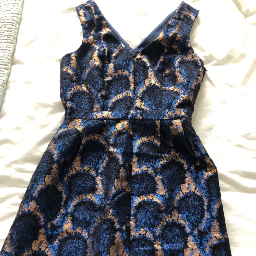 J Crew Peacock Pattern Dress